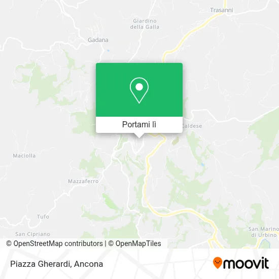 Mappa Piazza Gherardi