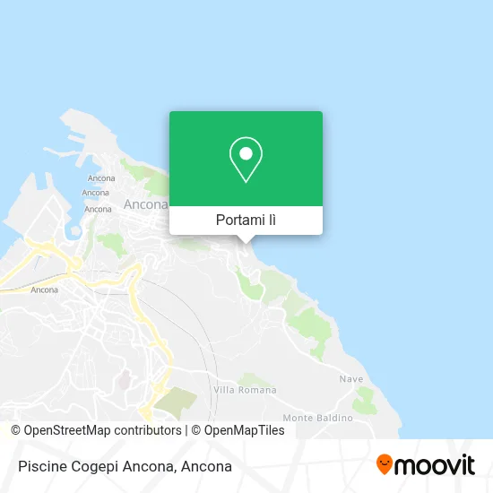 Mappa Piscine Cogepi Ancona