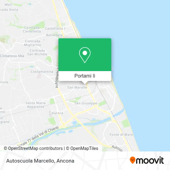 Mappa Autoscuola Marcello