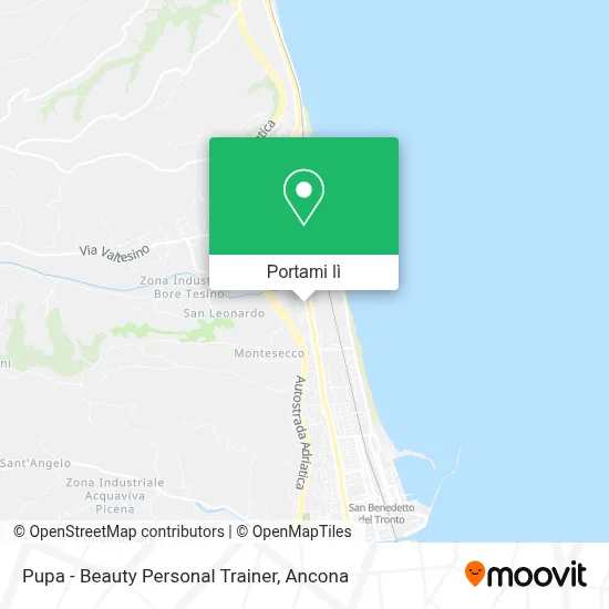 Mappa Pupa - Beauty Personal Trainer