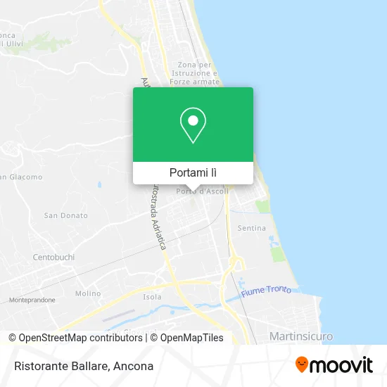 Mappa Ristorante Ballare