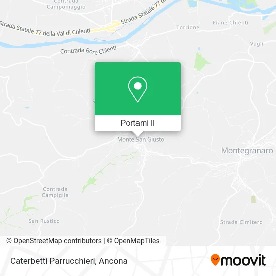Mappa Caterbetti Parrucchieri