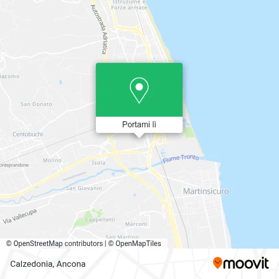 Mappa Calzedonia