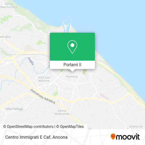 Mappa Centro Immigrati E Caf