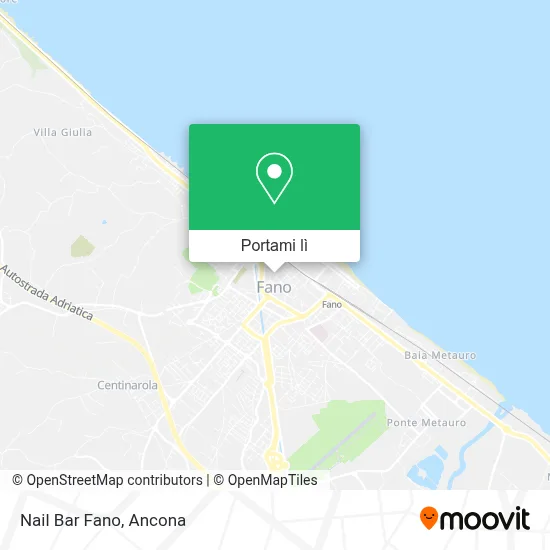 Mappa Nail Bar Fano