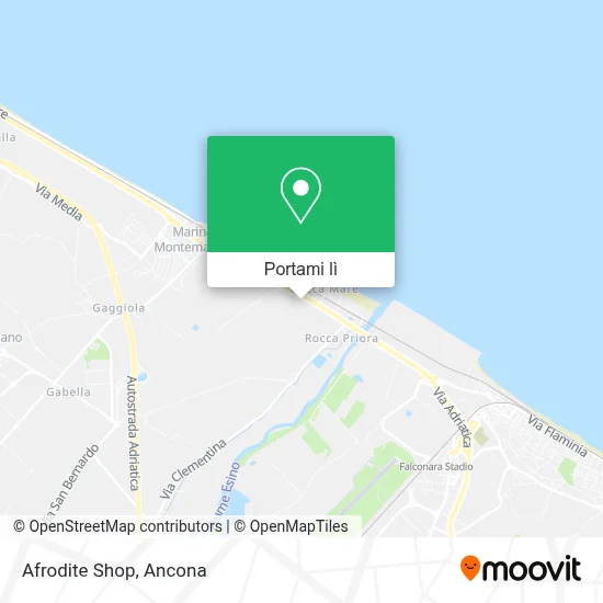 Mappa Afrodite Shop