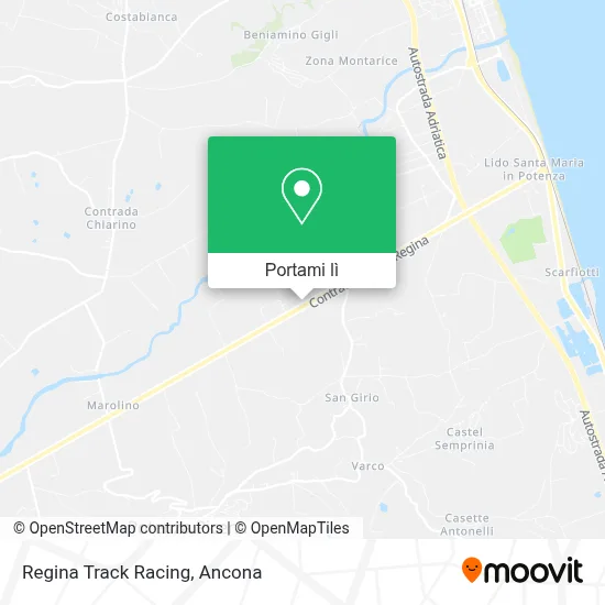 Mappa Regina Track Racing