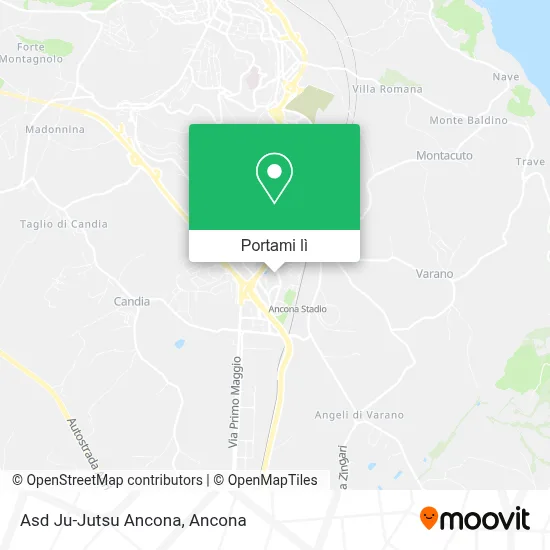 Mappa Asd Ju-Jutsu Ancona