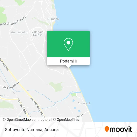 Mappa Sottovento Numana