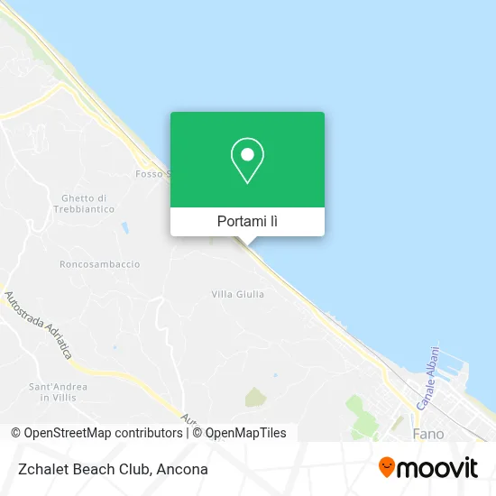 Mappa Zchalet Beach Club