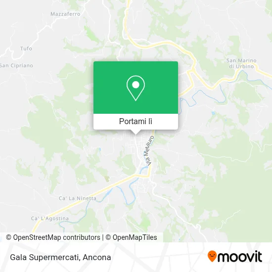 Mappa Gala Supermercati