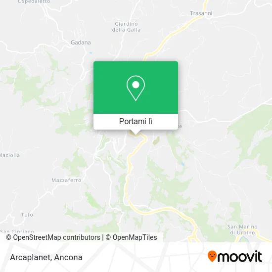 Mappa Arcaplanet