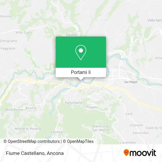 Mappa Fiume Castellano
