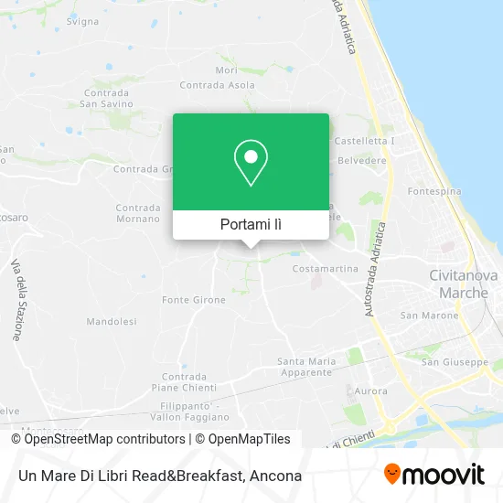 Mappa Un Mare Di Libri Read&Breakfast