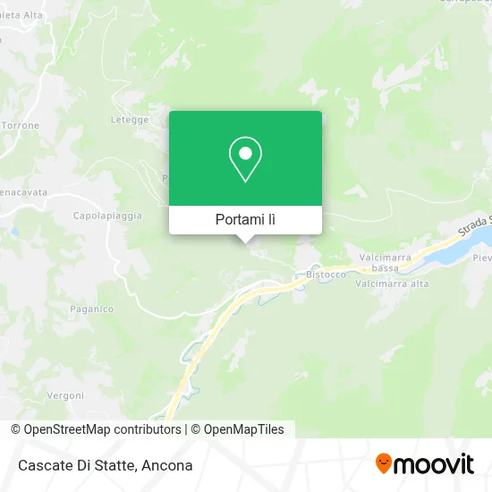 Mappa Cascate Di Statte