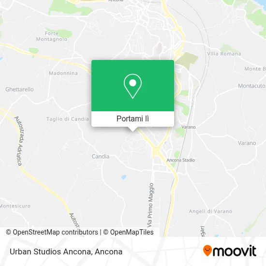 Mappa Urban Studios Ancona