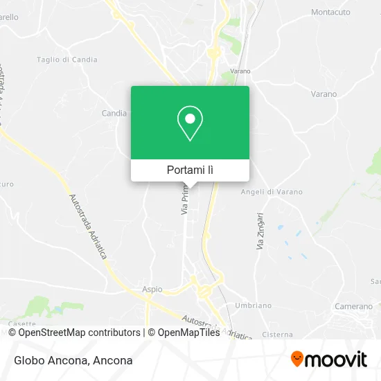 Mappa Globo Ancona