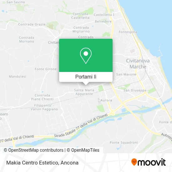 Mappa Makia Centro Estetico