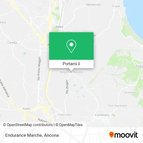 Mappa Endurance Marche
