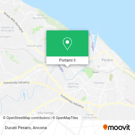 Mappa Ducati Pesaro