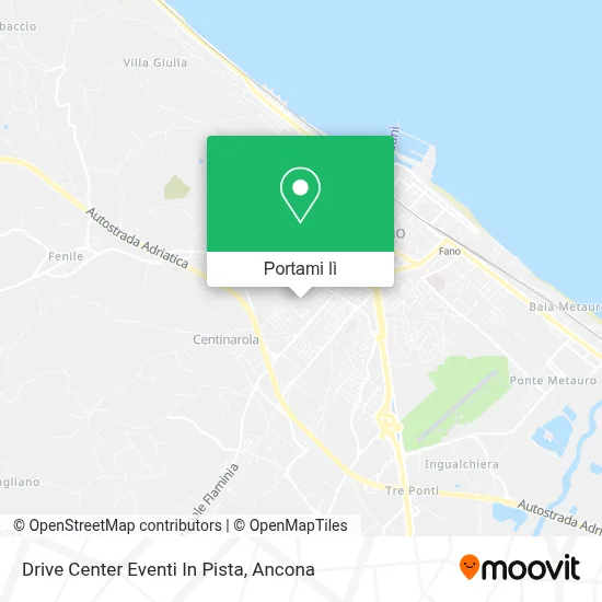 Mappa Drive Center Eventi In Pista