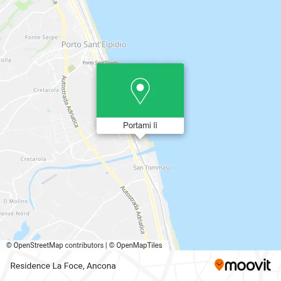 Mappa Residence La Foce