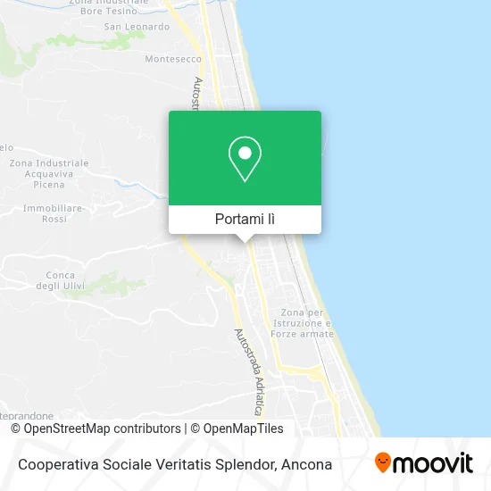 Mappa Cooperativa Sociale Veritatis Splendor