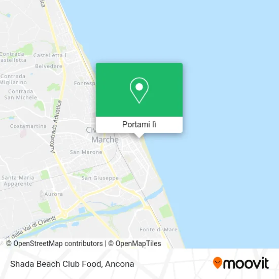 Mappa Shada Beach Club Food