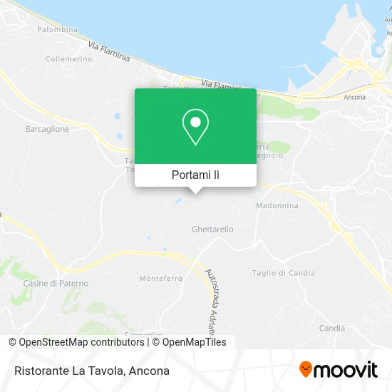 Mappa Ristorante La Tavola