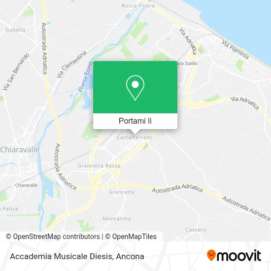 Mappa Accademia Musicale Diesis