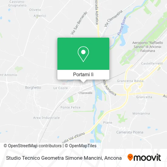 Mappa Studio Tecnico Geometra Simone Mancini
