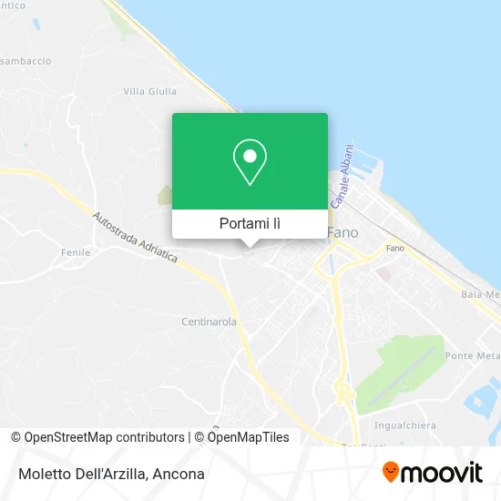 Mappa Moletto Dell'Arzilla