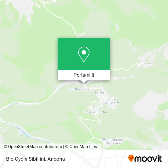 Mappa Bio Cycle Sibillini