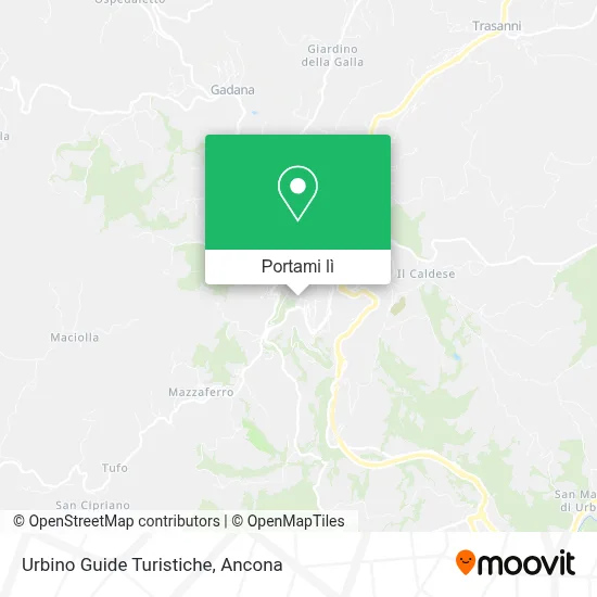 Mappa Urbino Guide Turistiche
