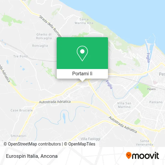 Mappa Eurospin Italia