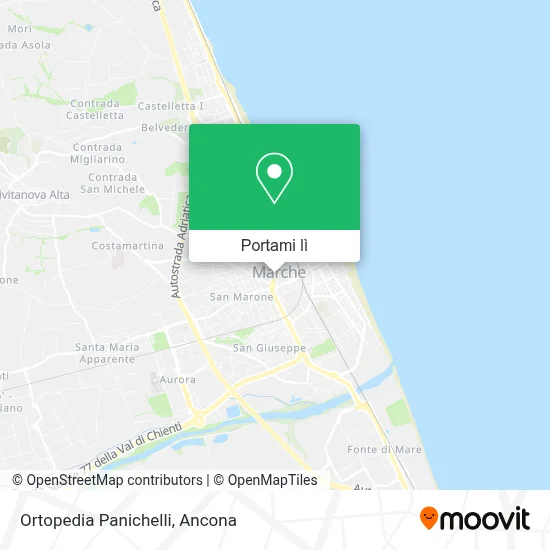 Mappa Ortopedia Panichelli