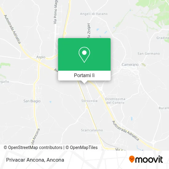 Mappa Privacar Ancona