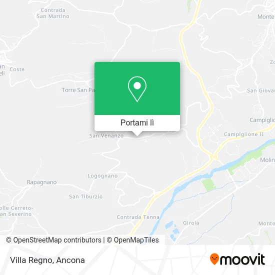 Mappa Villa Regno