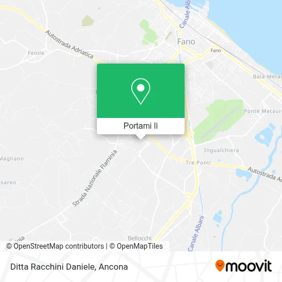 Mappa Ditta Racchini Daniele