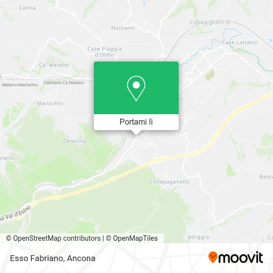 Mappa Esso Fabriano