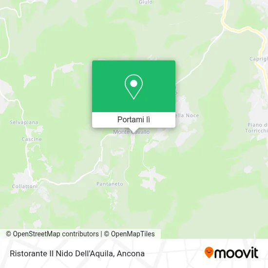 Mappa Ristorante Il Nido Dell'Aquila