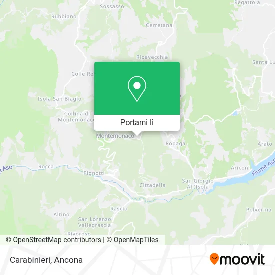 Mappa Carabinieri