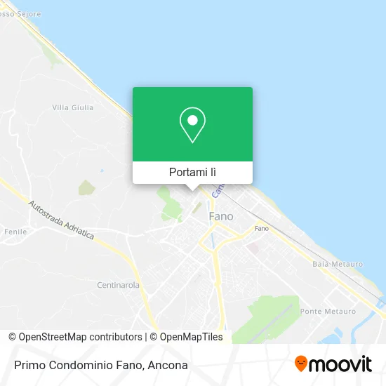 Mappa Primo Condominio Fano