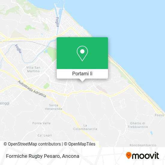 Mappa Formiche Rugby Pesaro
