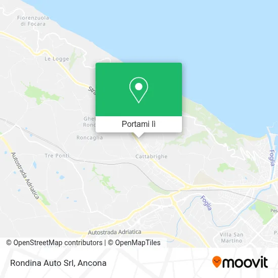 Mappa Rondina Auto Srl