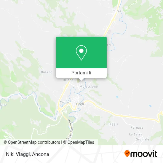Mappa Niki Viaggi