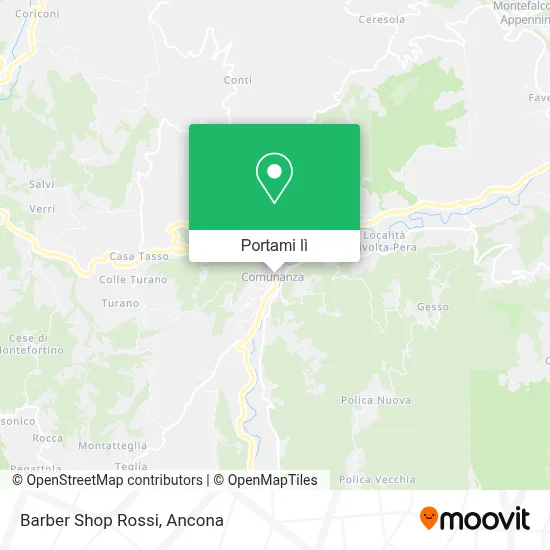 Mappa Barber Shop Rossi