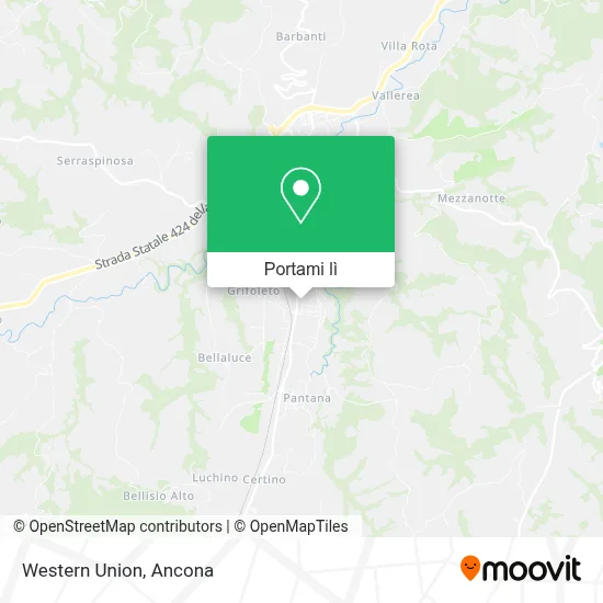 Mappa Western Union