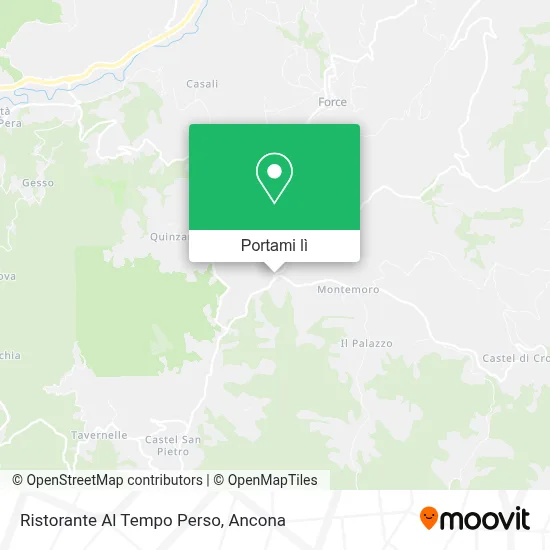 Mappa Ristorante Al Tempo Perso