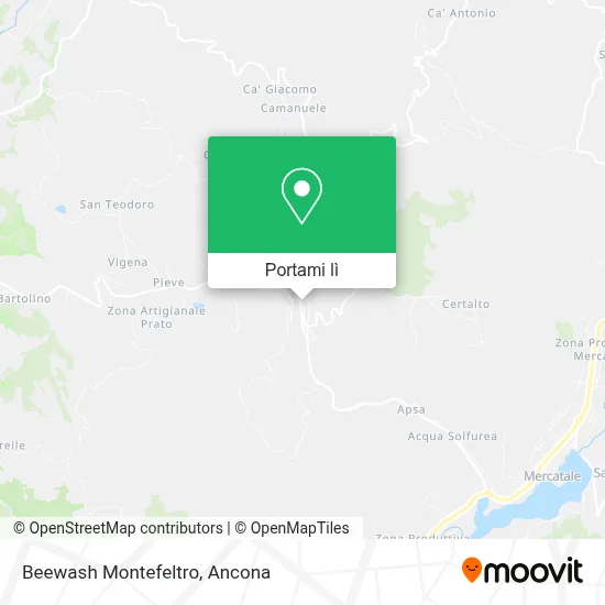 Mappa Beewash Montefeltro